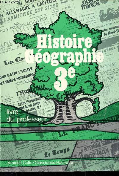 HISTOIRE GEOGRAPHIE 3e - LIVRE DU PROFESSEUR -