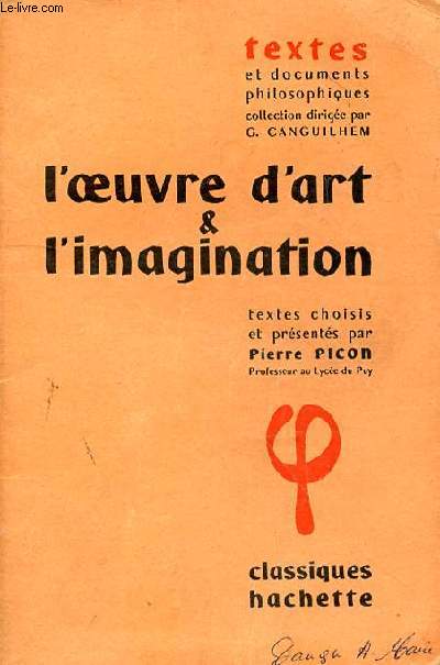 L'OEUVRE D'ART ET L'IMAGINATION