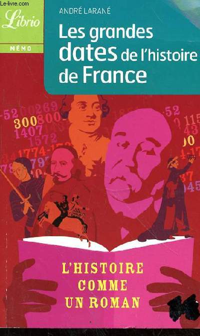 LES GRANDES DATES DE L'HISTOIRE DE FRANCE - L'HISTOIRE COMME UN ROMAN