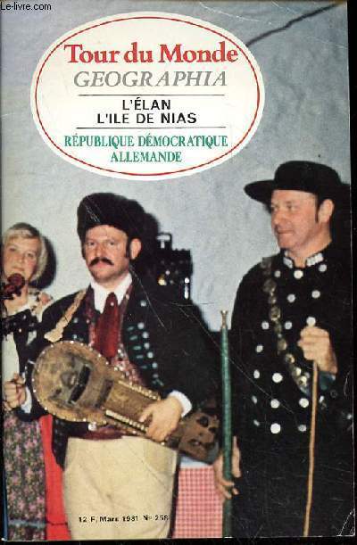 TOUR DU MONDE N258 - MARS 1981 - L'ELAN - L'ILE DE NIAS - REPUBLIQUE DEMOCRATIQUE ALLEMANDE
