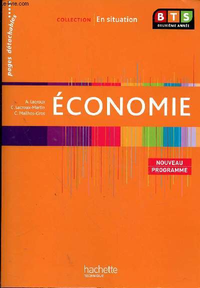 Economie BTS 2e anne : Programme 2010, Fiches dtachables
