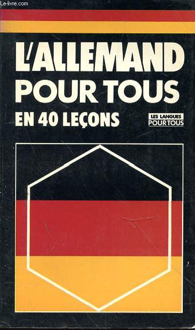 L'ALLEMAND POUR TOUS EN 40 LECONS - N1652