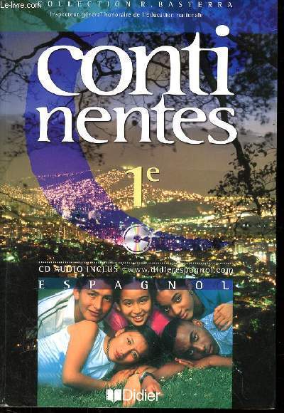 CONTINENTES 1e - CD AUDIO INCLUS