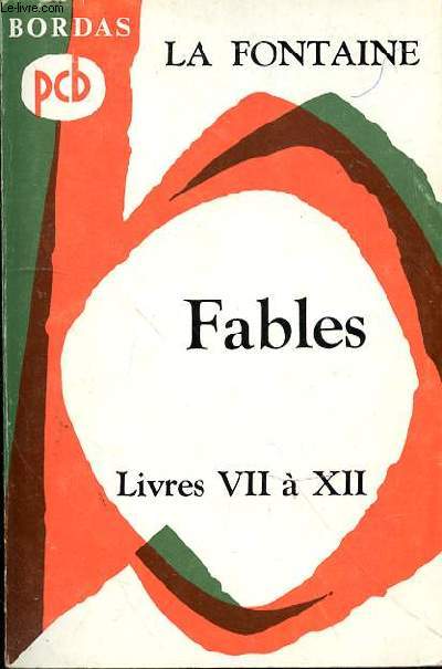 fables livres VII A XII