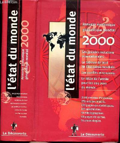 L'ETAT DU MONDE 2000 - ANNUAIRE ECONOMIQUE - GEOPOLITIQUE MONDIAL