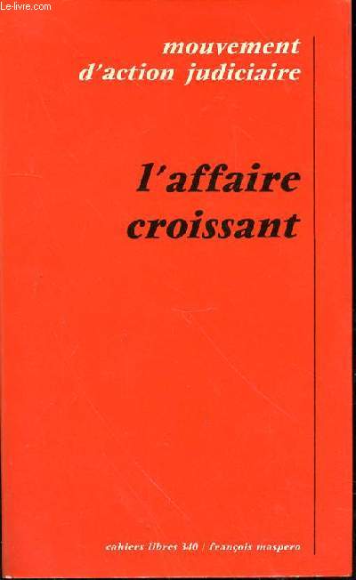 L'AFFAIRE CROISSANT