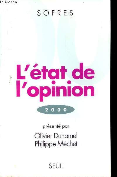 L'ETAT DE L'OPINION 2000 - SOFRES