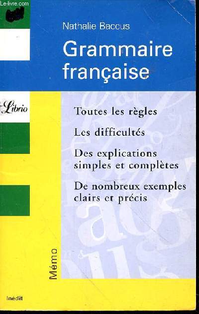 GRAMMAIRE FRANCAISE