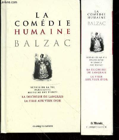 LA COMEDIE HUMAINE - TOME 8 - LA DUCHESSE DE LANGEAIS - LA FILLE AUX YEUX D'OR
